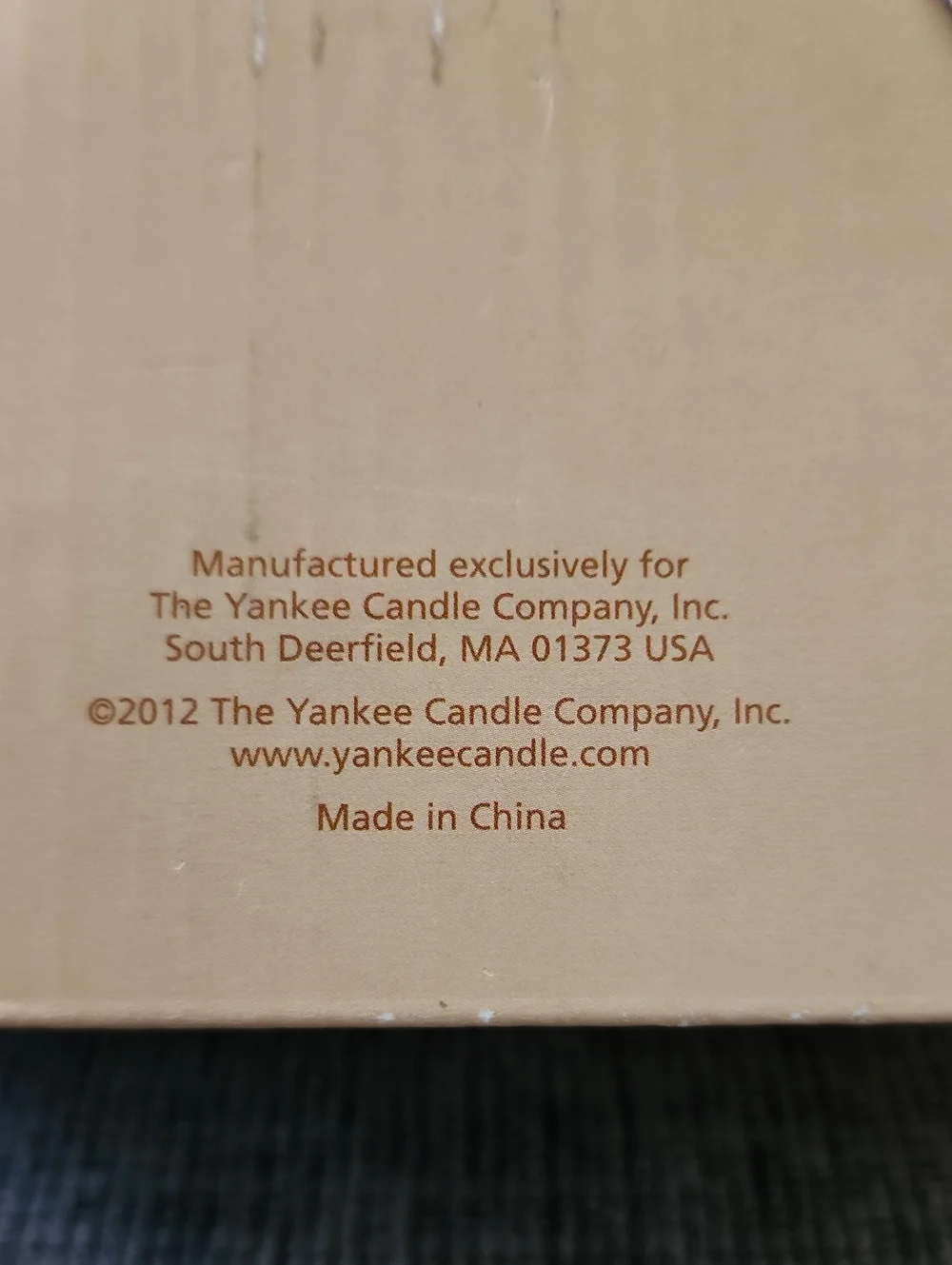 YANKEE CANDLE  Electric Orange PUMPKIN TART WAX WARMER Fall Halloween 2012, NIB!
